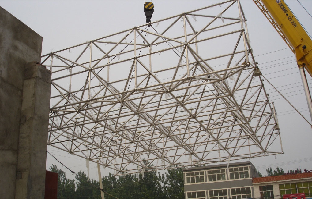 南康不锈钢门头网架安装