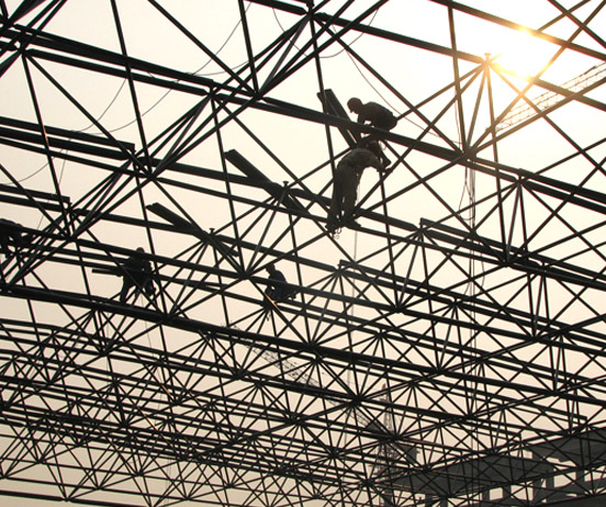 南康厂房网架安装