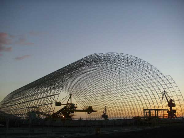 南康热电厂网架工程